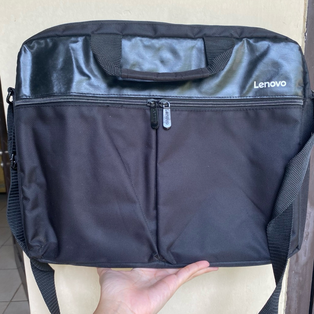 Tas Laptop Lenovo Hitam (Preloved)