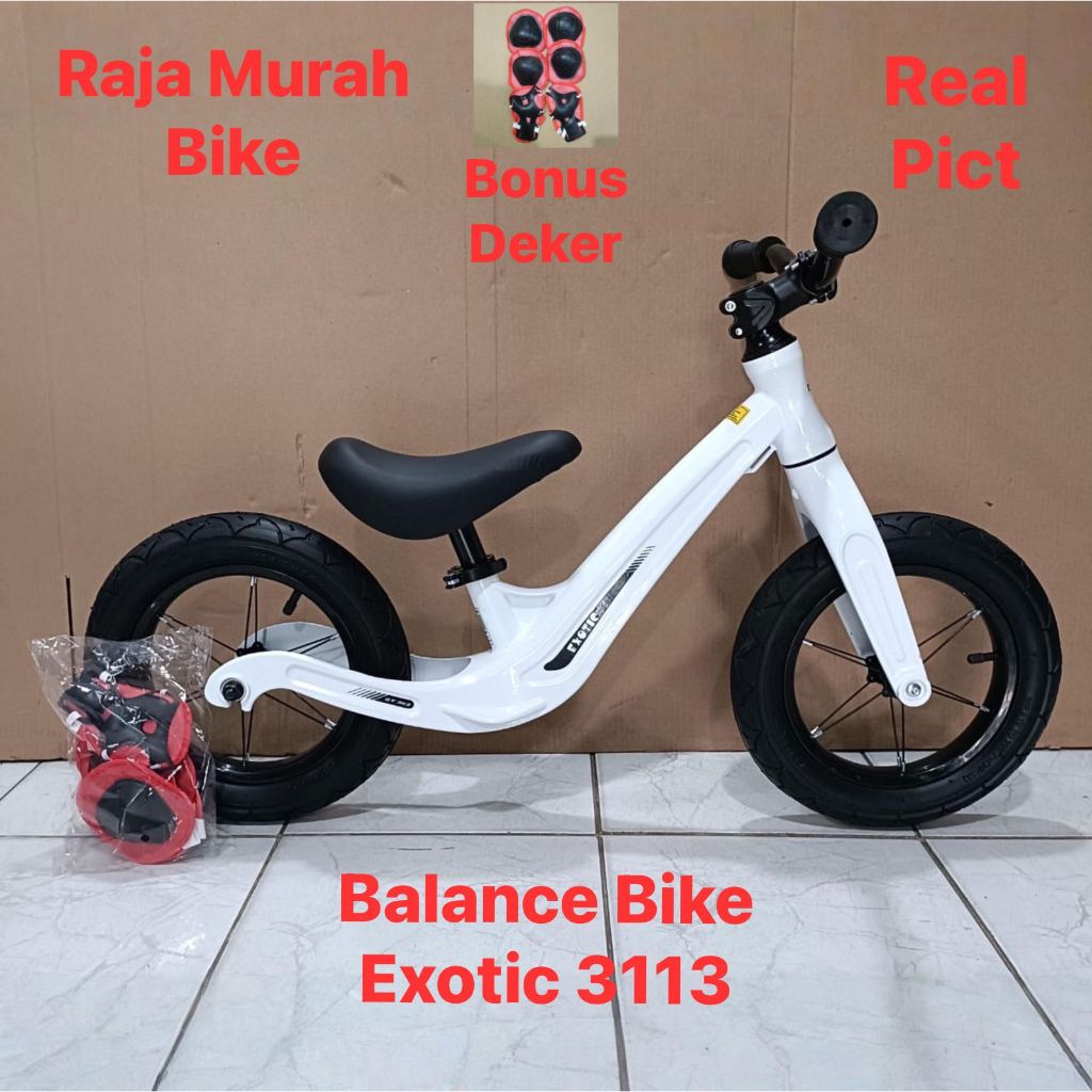 Sepeda Balance Bike Exotic 3113 Sepeda Anak Balance Bike Push Bike Exotic Sepeda Keseimbangan Balanc