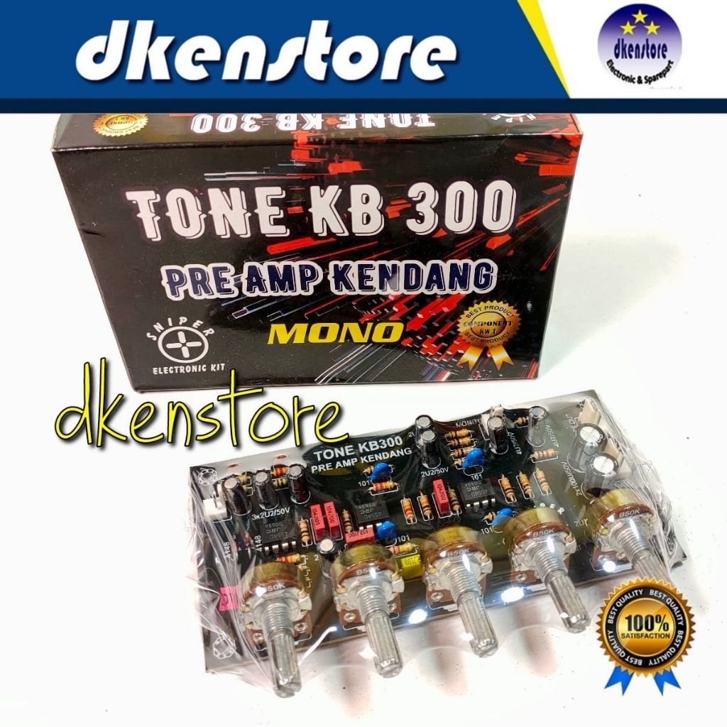 Kit Tone Control preamp ampli KB300 kendang kb 300 Gendang