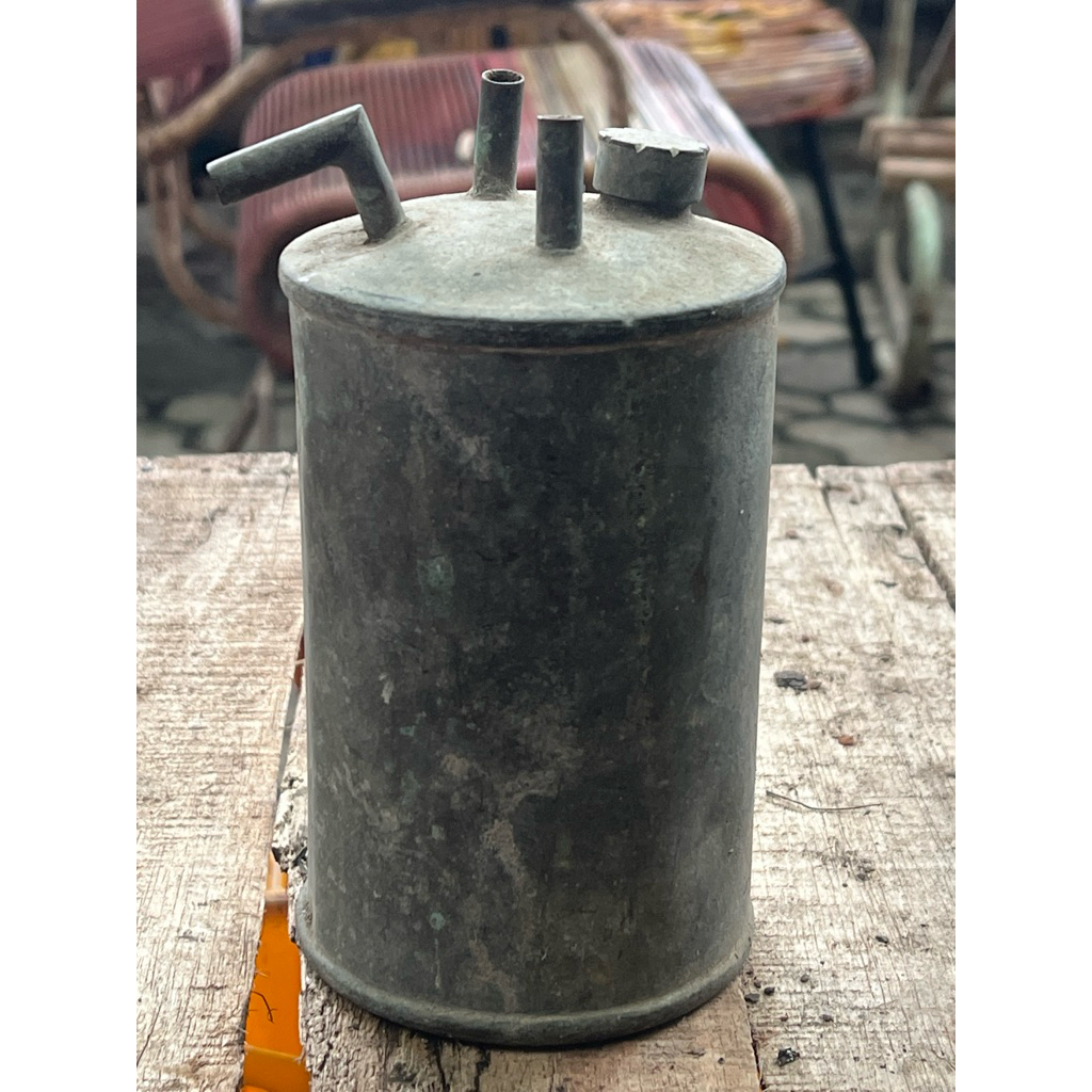 Tangki Minyak Kompor Tembak / Blow Torch Jadul Bahan Kuningan