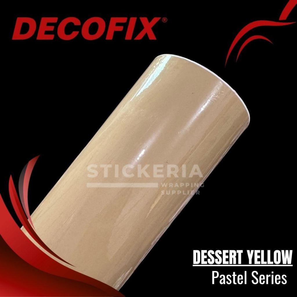 Skotlet Dessert Yellow Pastel Glossy Coklat Muda Pastel Glosi Kilap