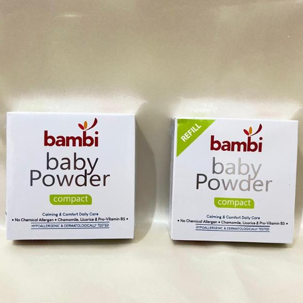 Bambi Baby Compact Powder - bedak padat bayi