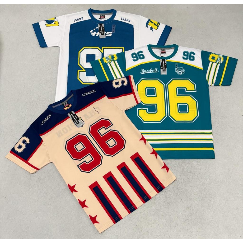 100 Ribu Dapat 4 | Jersey Dry Fit Motif Angka Vintage Soccer Baseball Original Pria Wanita Unisex