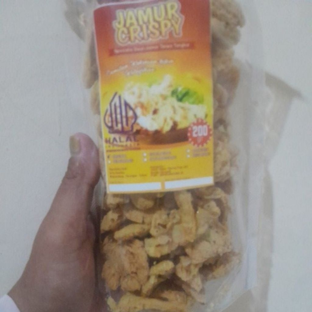 jamur crispy/keripik jamur/jamur krispi/camilan /jamur crispy balado