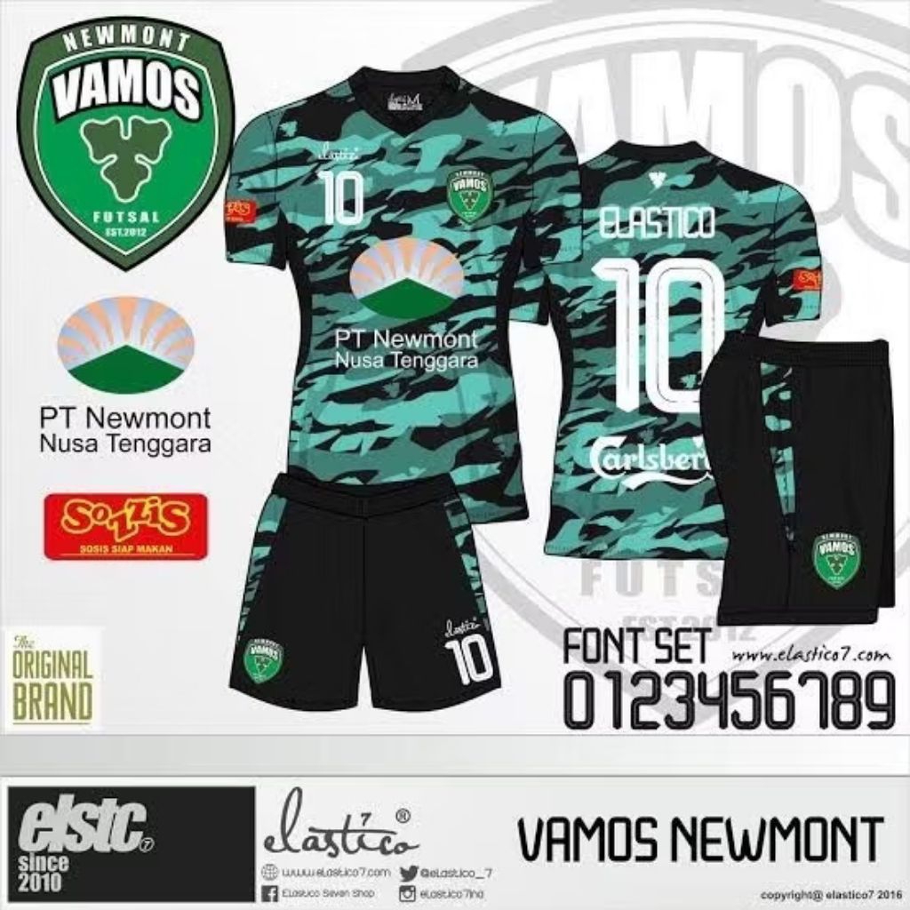 Replica Jersey Vamos Mataram  - Full Printing Free Name Set