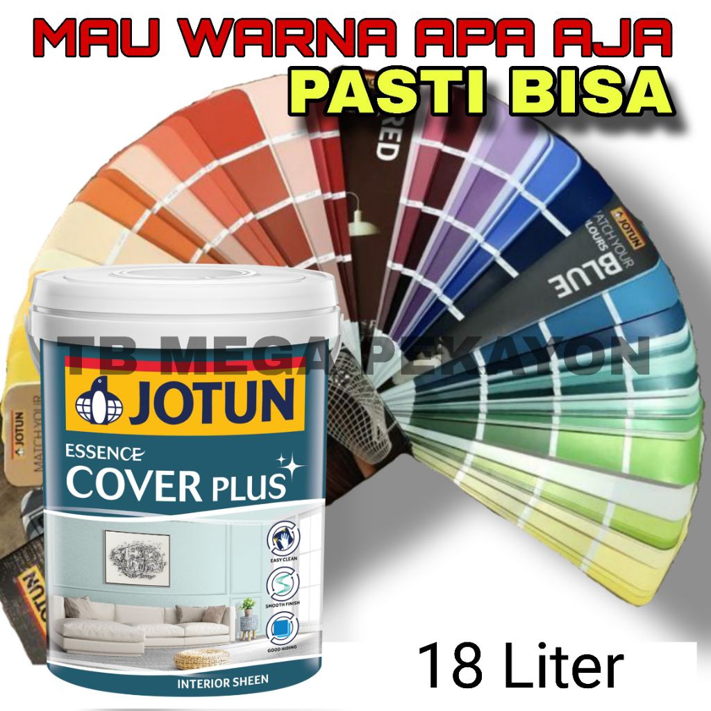 (REQUEST WARNA) Jotun Cover Plus 18L (25kg) / Cat Pelapis Dinding Tembok Interior