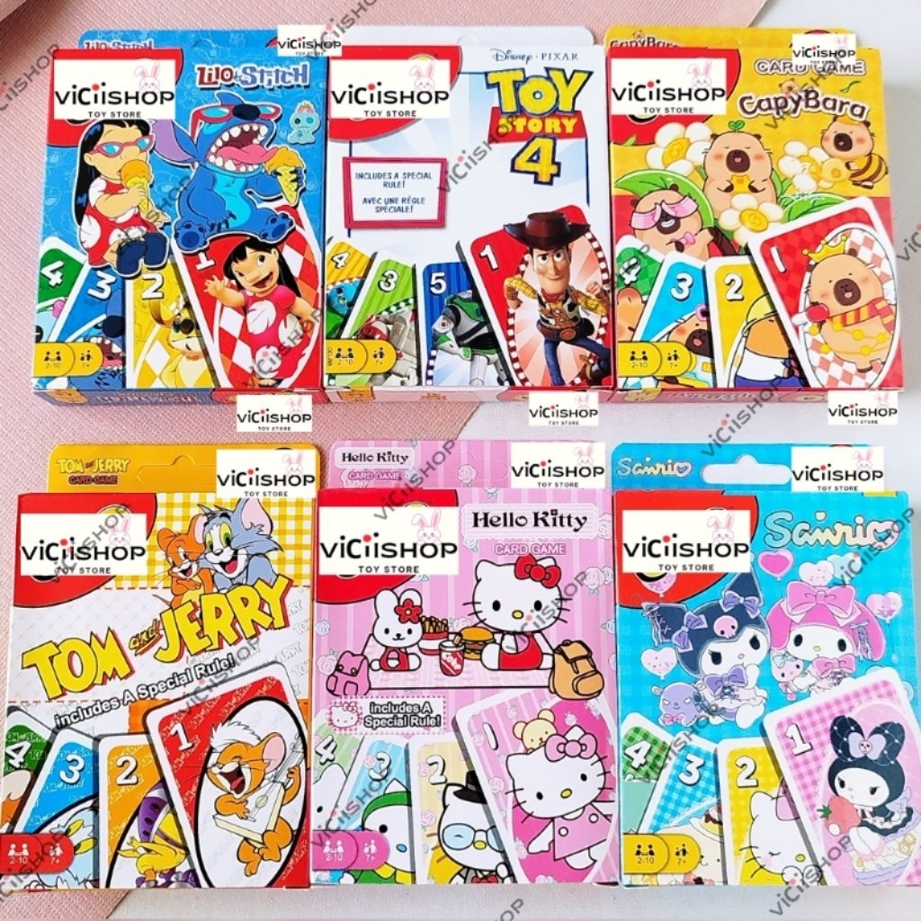 Mainan Kartu Karakter Lucu | Mainan Kartu Anak Anak | Mainan Anak Cewek Cowok