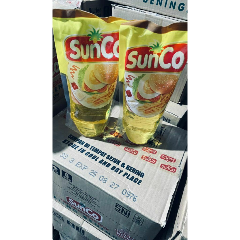 Minyak goreng sunco 1 liter 1 dus