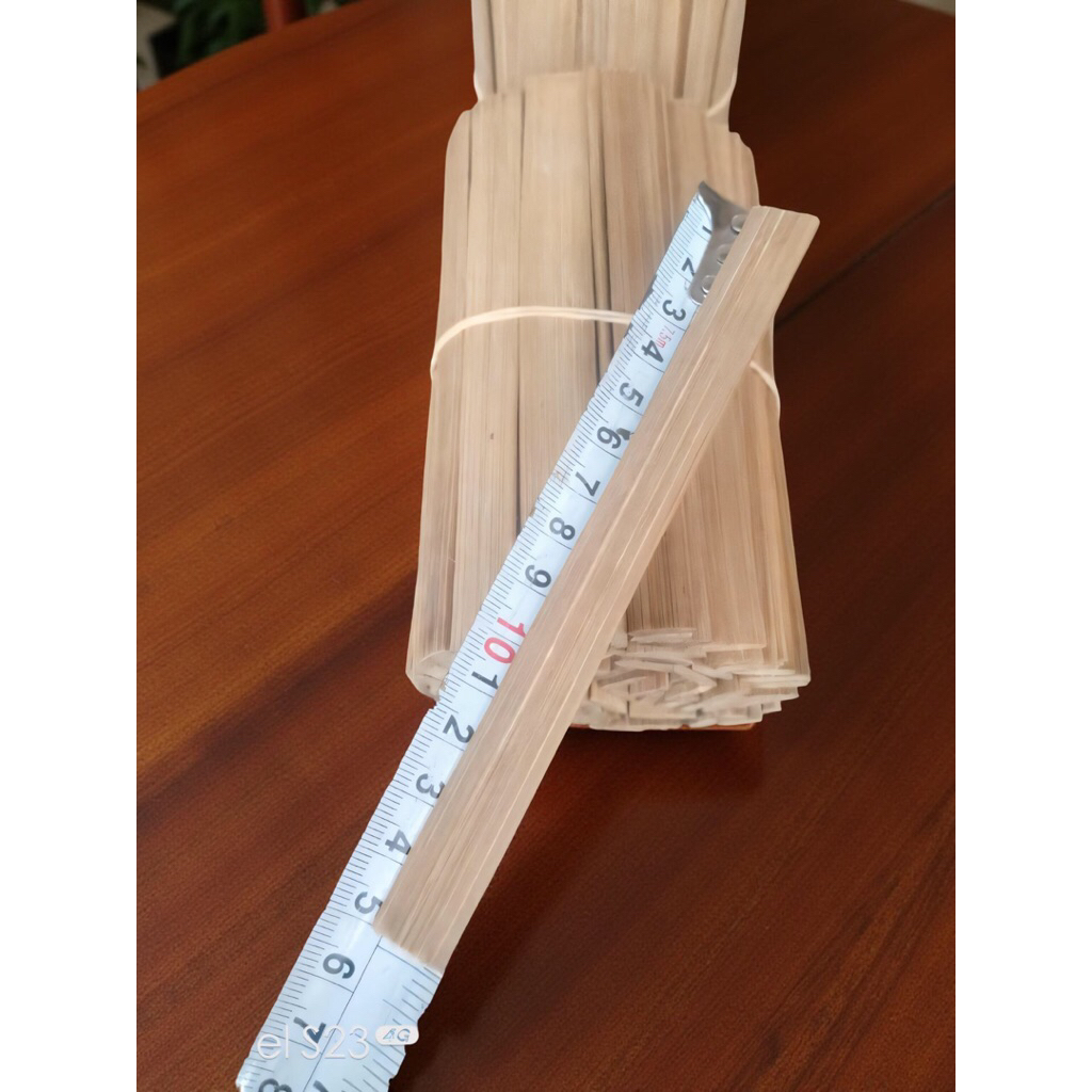 Tusuk Sate Gepeng | 100 Pcs | Tusuk Sate LiLit | Tusuk Sate Lilit Bali Ujung Tumpul