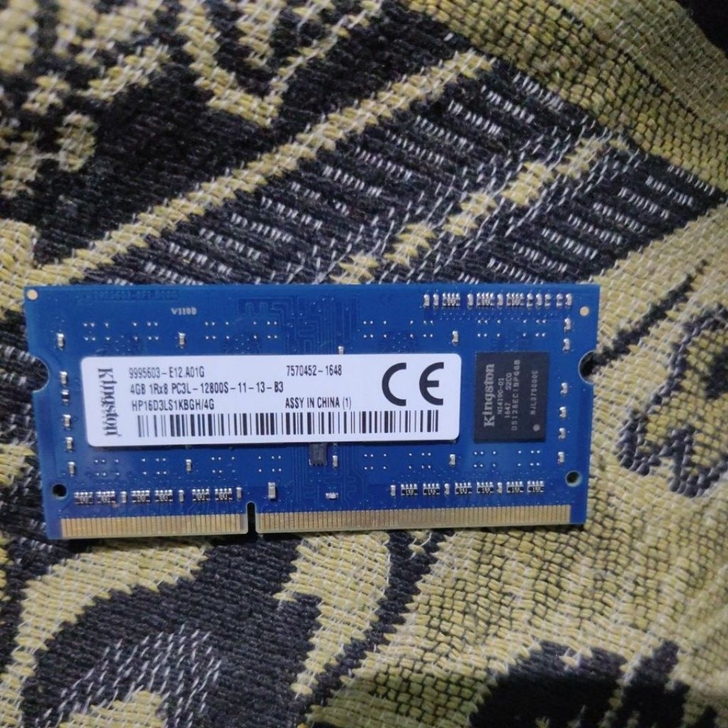 Ram Kingston 4GB ddr3L