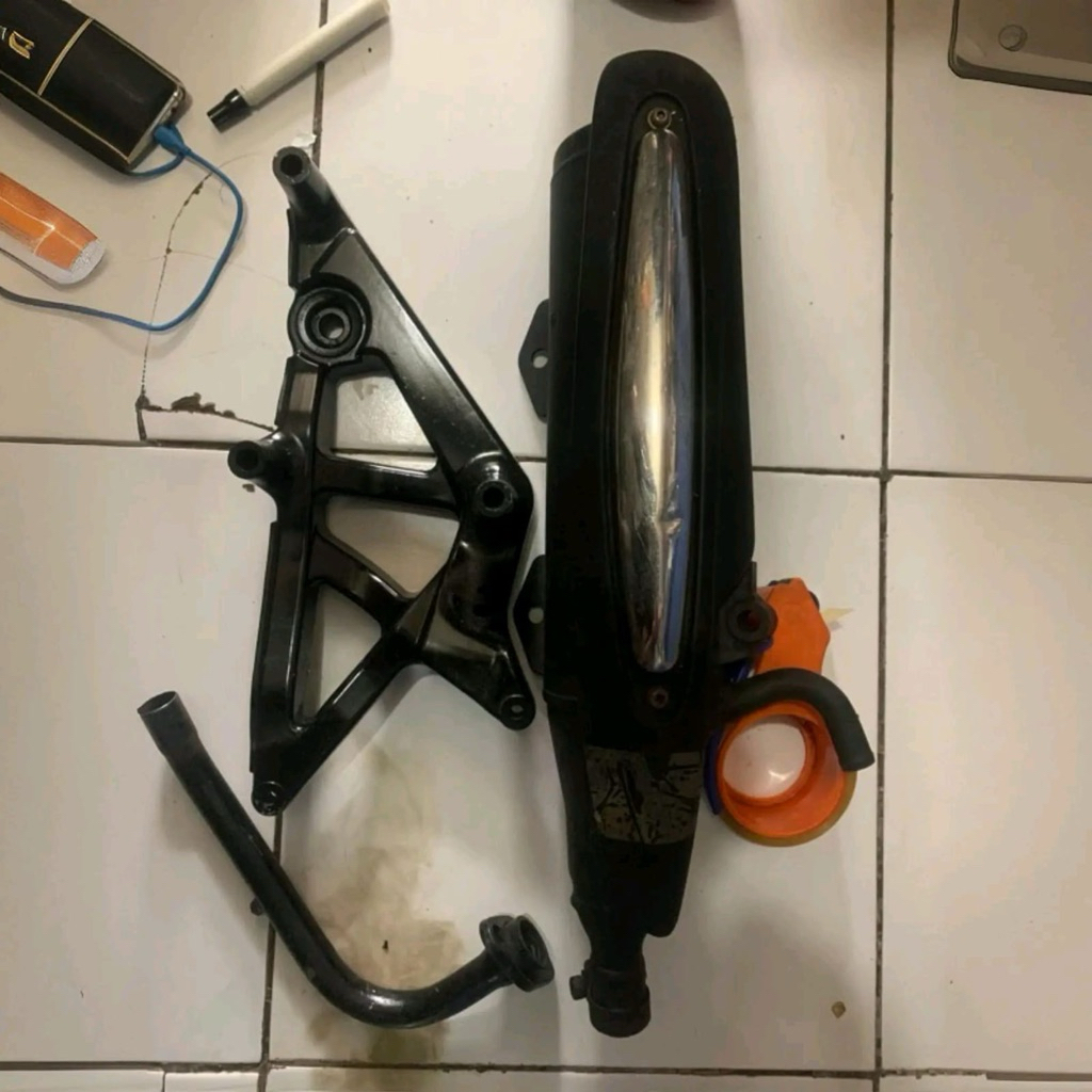 KNALPOT SET ARM TIS ORIGINAL THAILAND