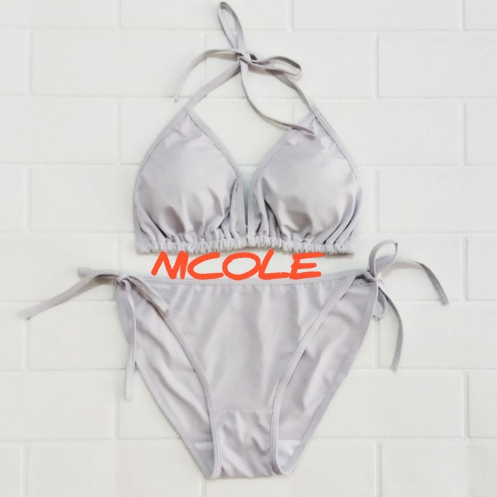 Bikini Segitiga Tali Bikini Pantai Baju Renang Wanita Bikini Kawat