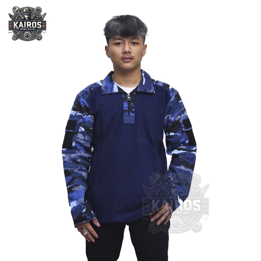 KAIROS - KEMEJA BDU TACTICAL LORENG AU BAJU TEMPUR MILITARY