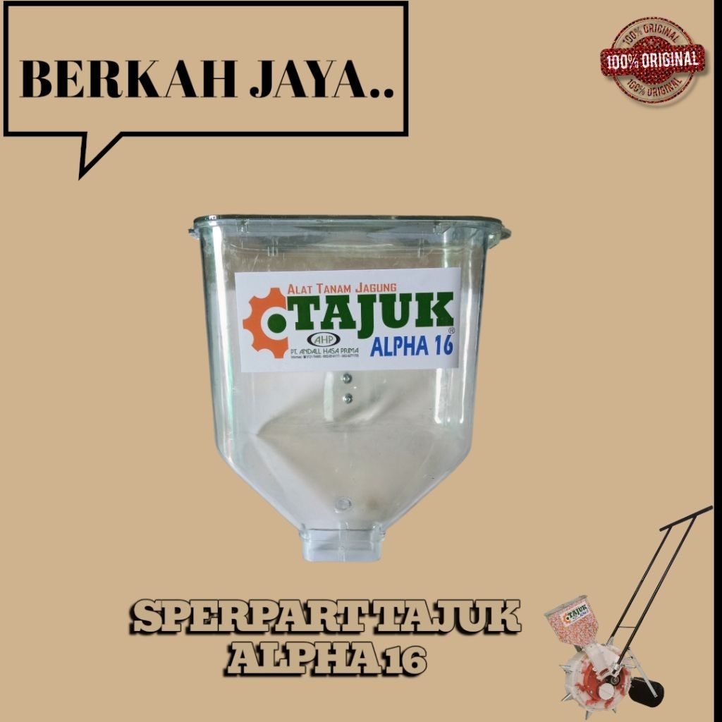 Wadah Benih Jagung | Padi | Sperpart Alat Tanam Jagung Tajuk Alpha 16