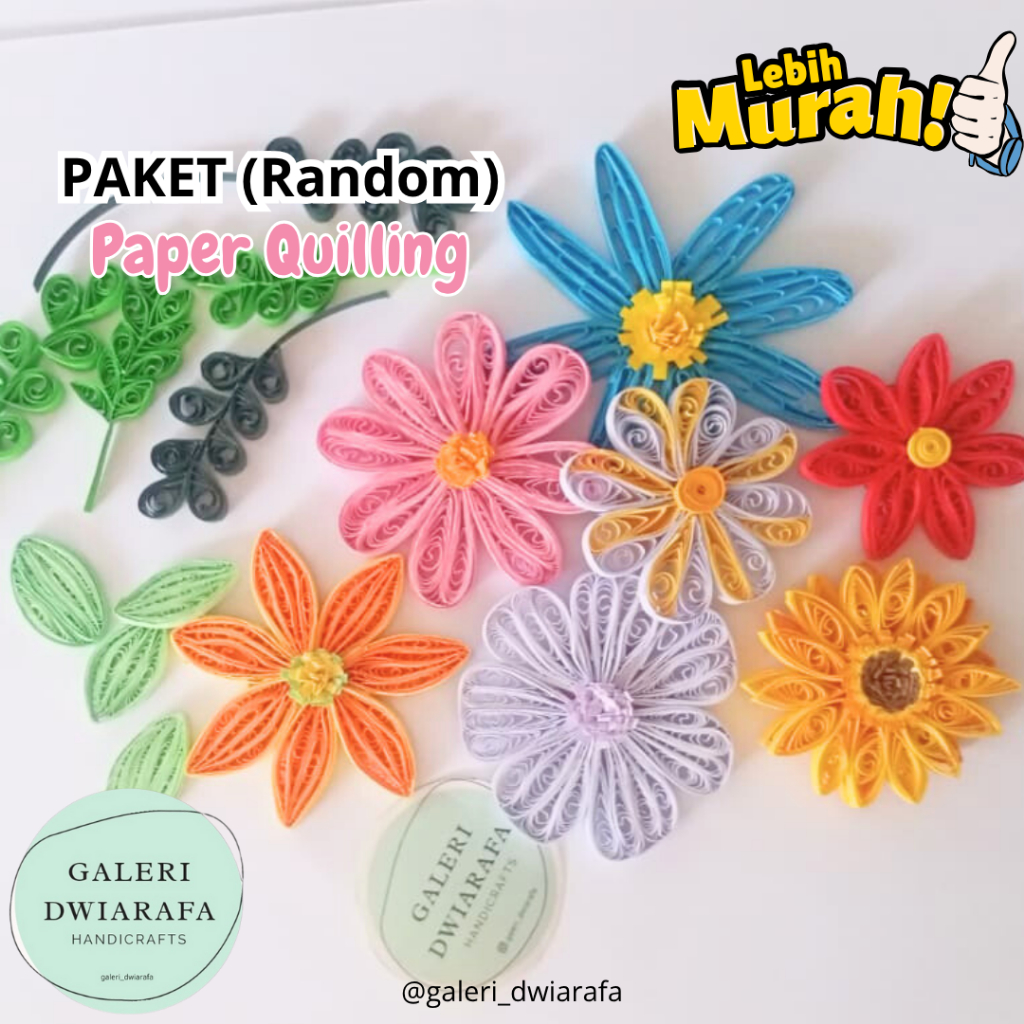 Paper Quilling Kit aplikasi (PAKET MURAH)