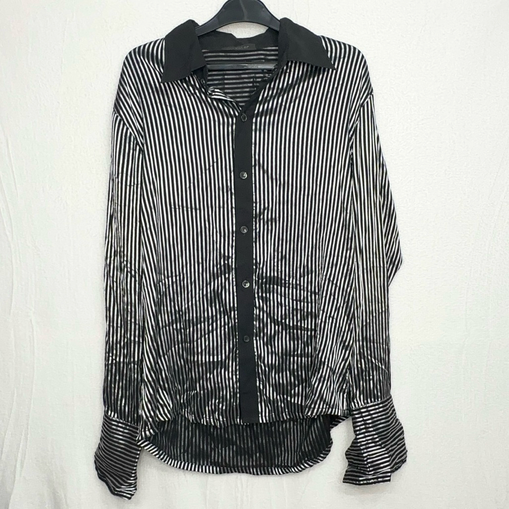 Kemeja pria garis c water (preloved)