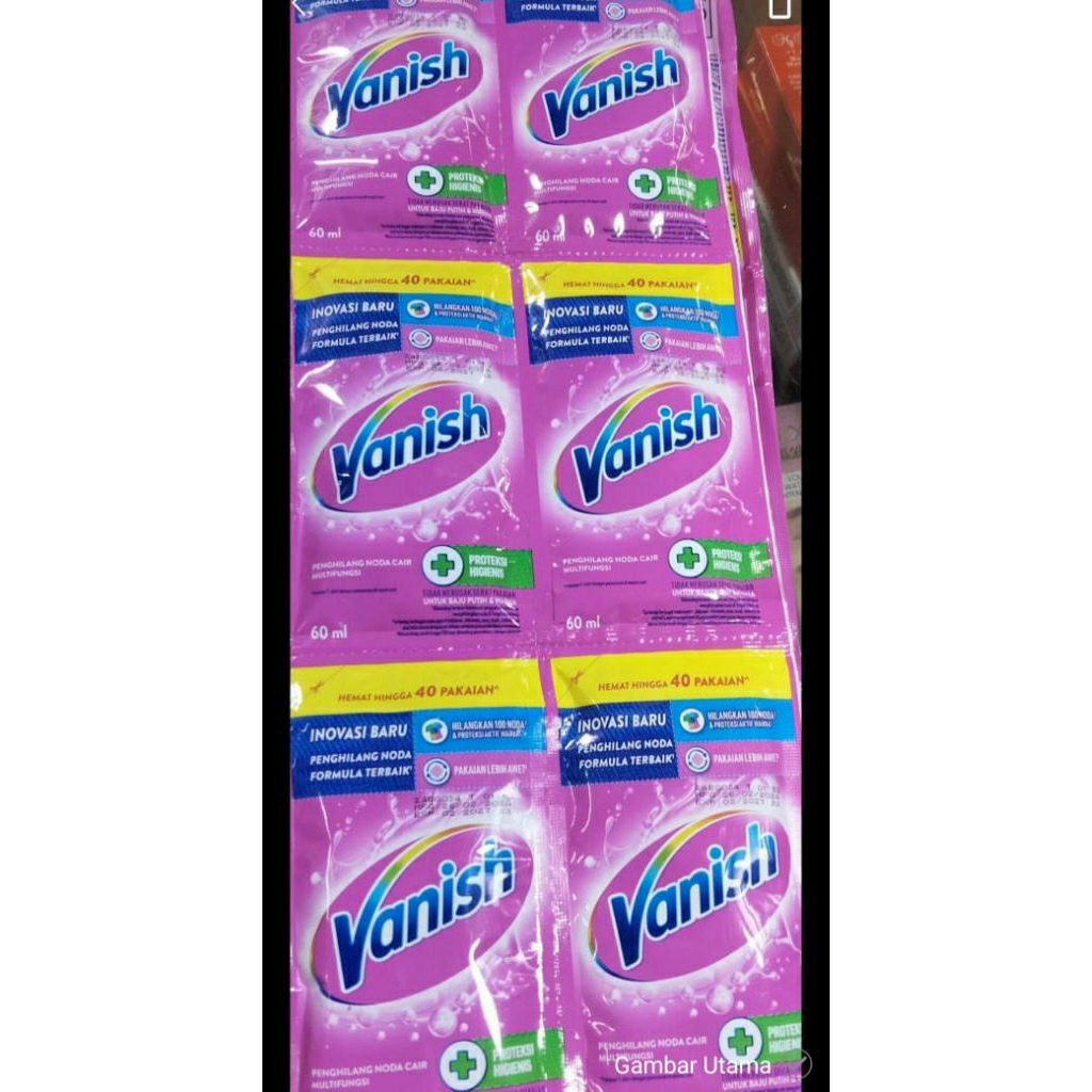 vanish.cair.sachet,15ml,hrg12pcs
