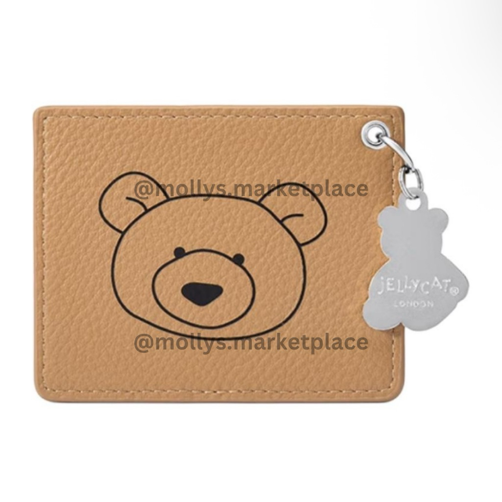 JELLYCAT BARRHOLOMEW BEAR CARD HOLDER - ORI JELLYCAT