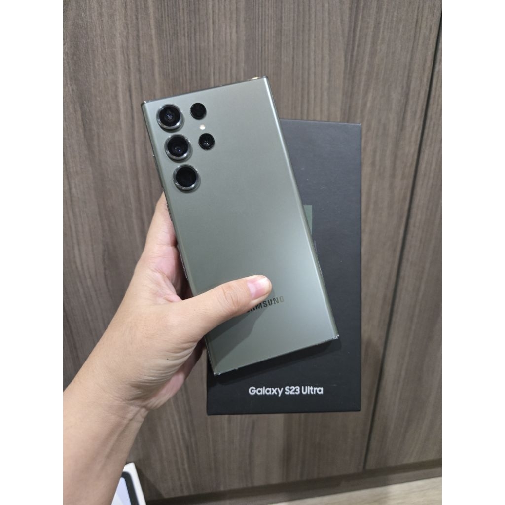 Samsung S23 Ultra, 12/512, Fullset, sein, ijo, seken