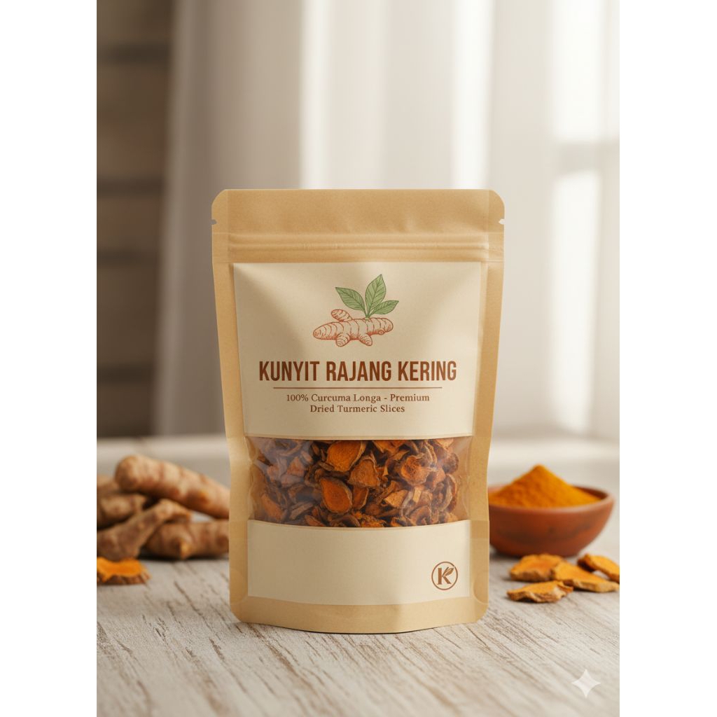 kunyit rajang kering || kunyit kering 500 gr