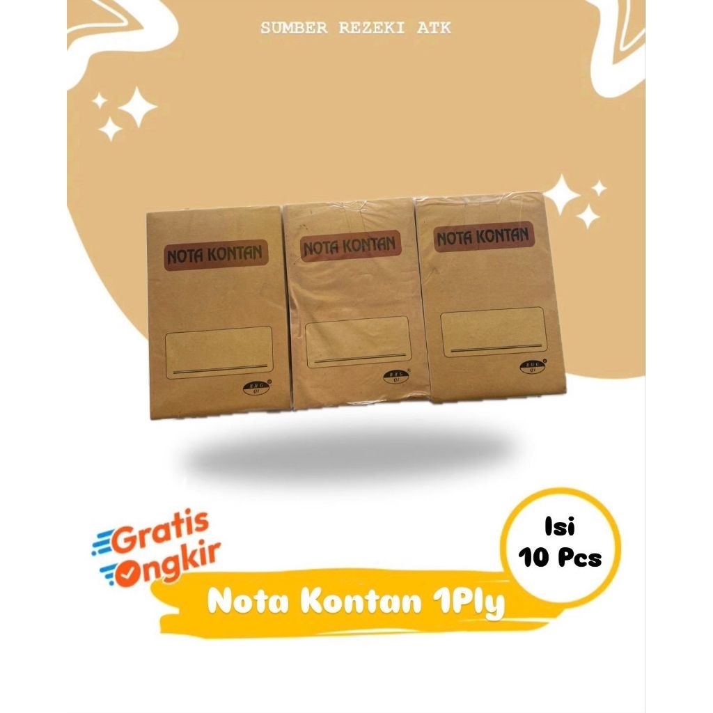 Buku Nota Kontan 1Play – Buku Nota Penjualan / Pembelian Usaha