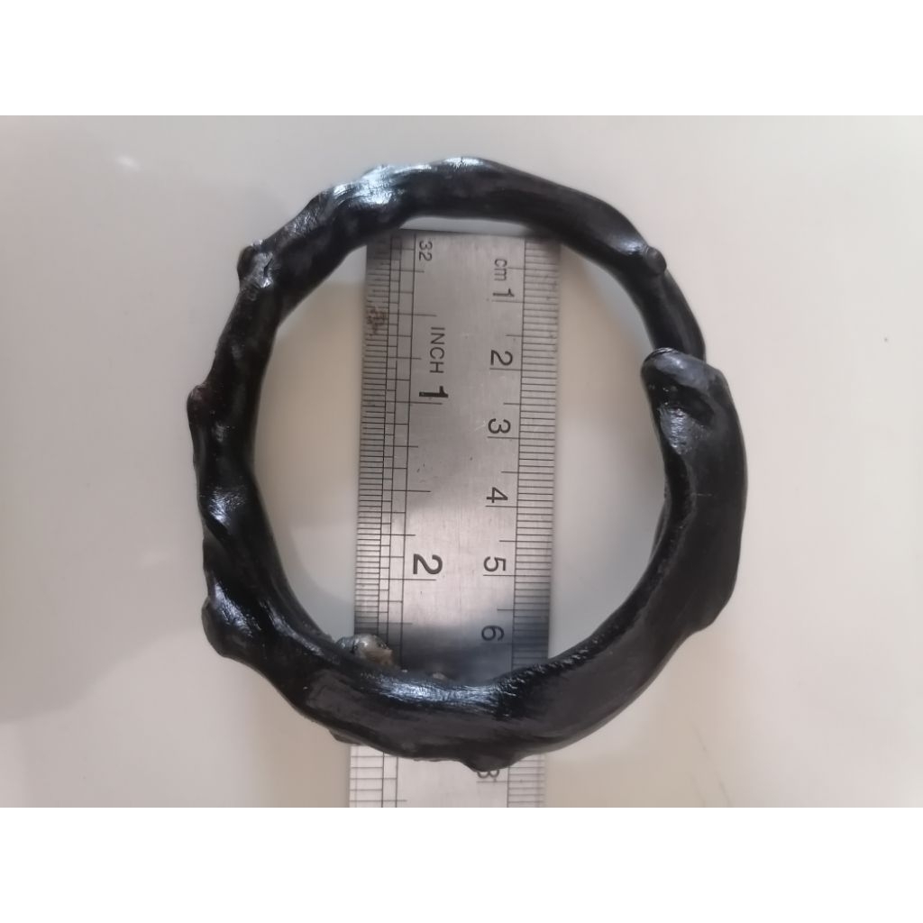 Gelang Akar Bahar Hitam sebesar rokok kretek realpict