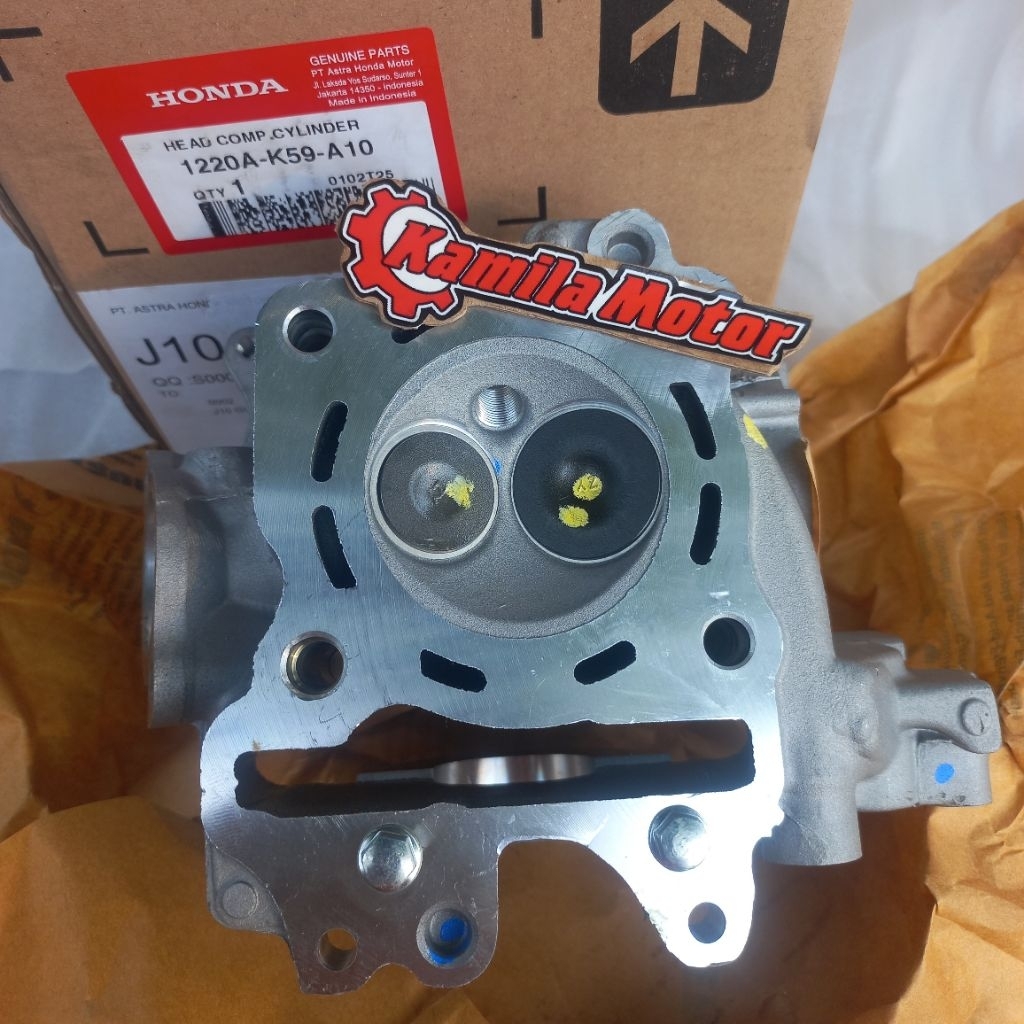 Blok Silinder Block Kop Head Comp Cylinder Vario 150 Esp Led New PCX 150 ADV 150 Original HGP