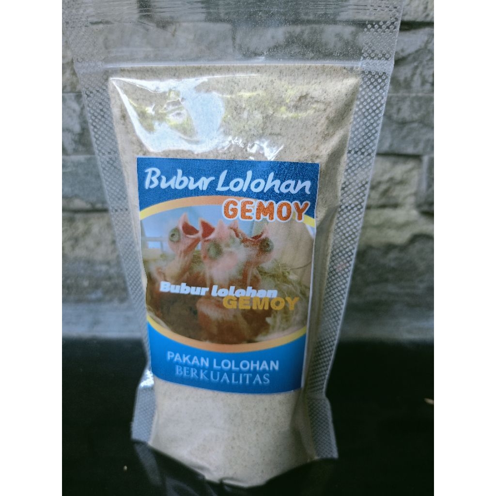 bubur lolohan kenari dan lovebird