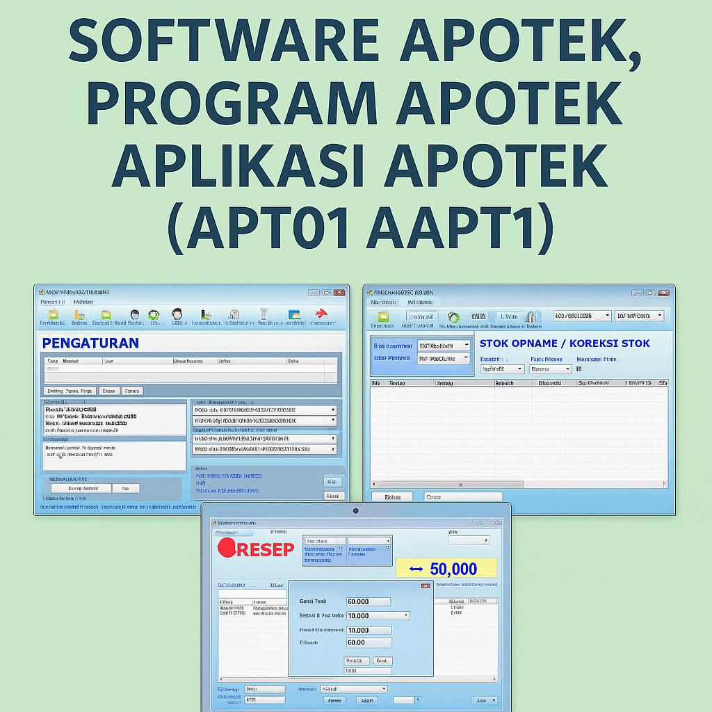 Software Apotek, Program Apotek Aplikasi Apotek (APT01 AAPT1)