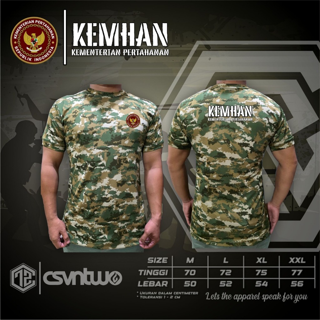 kaos LORENG PDL TNI Sage Green Dryfit Terbaru  Sablon Motif Logo / Kaos Pdl Tni Terbaru / TNI AD / T