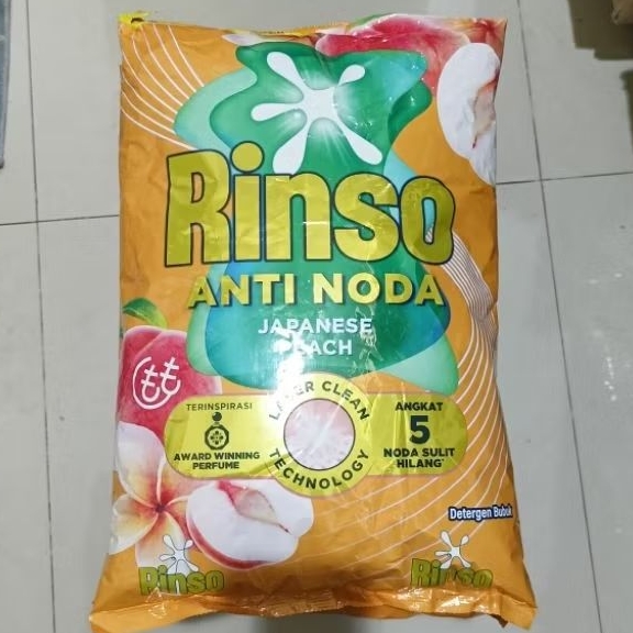 Rinso Bubuk 2750 gram Japanese Peach / Rose Fresh Detergen Bubuk