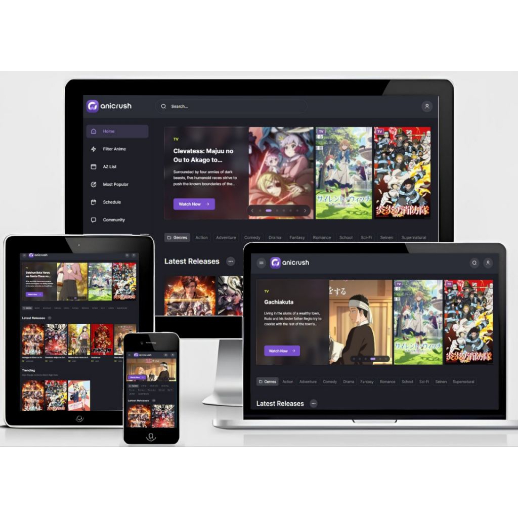 Anicrush Blogger Template