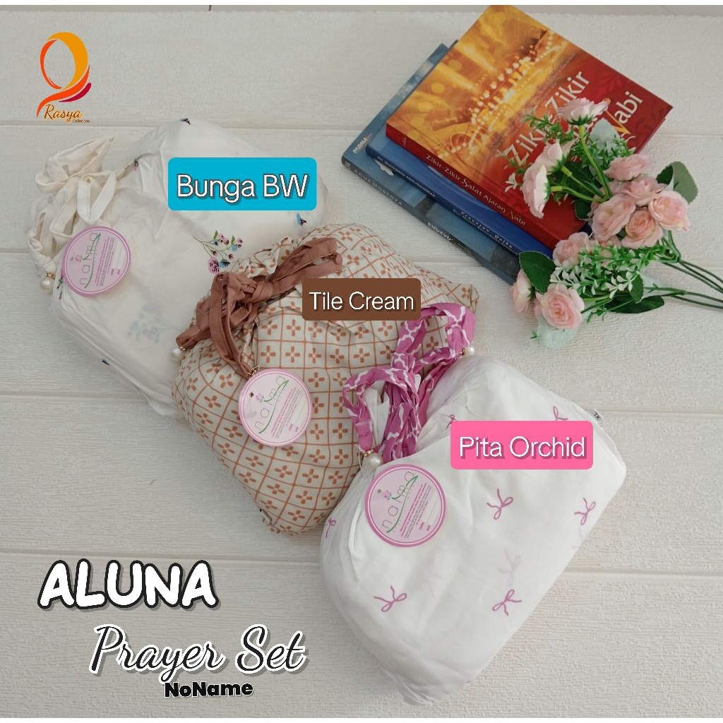 NAIMA-ALUNA PRAYER SET-MUKENA DEWASA-MUKENA RAYON