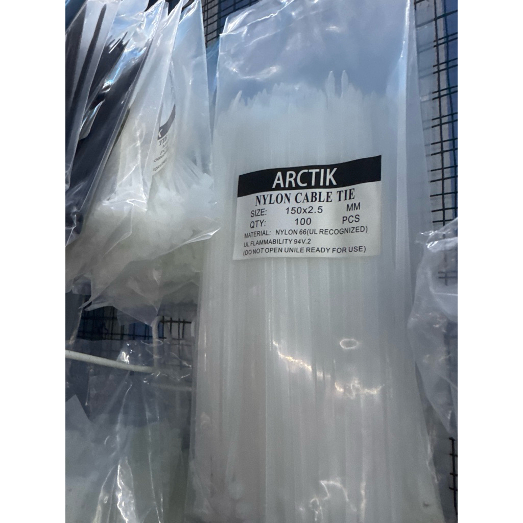 Kabel Ties 150x2.5mm Putih Hirang