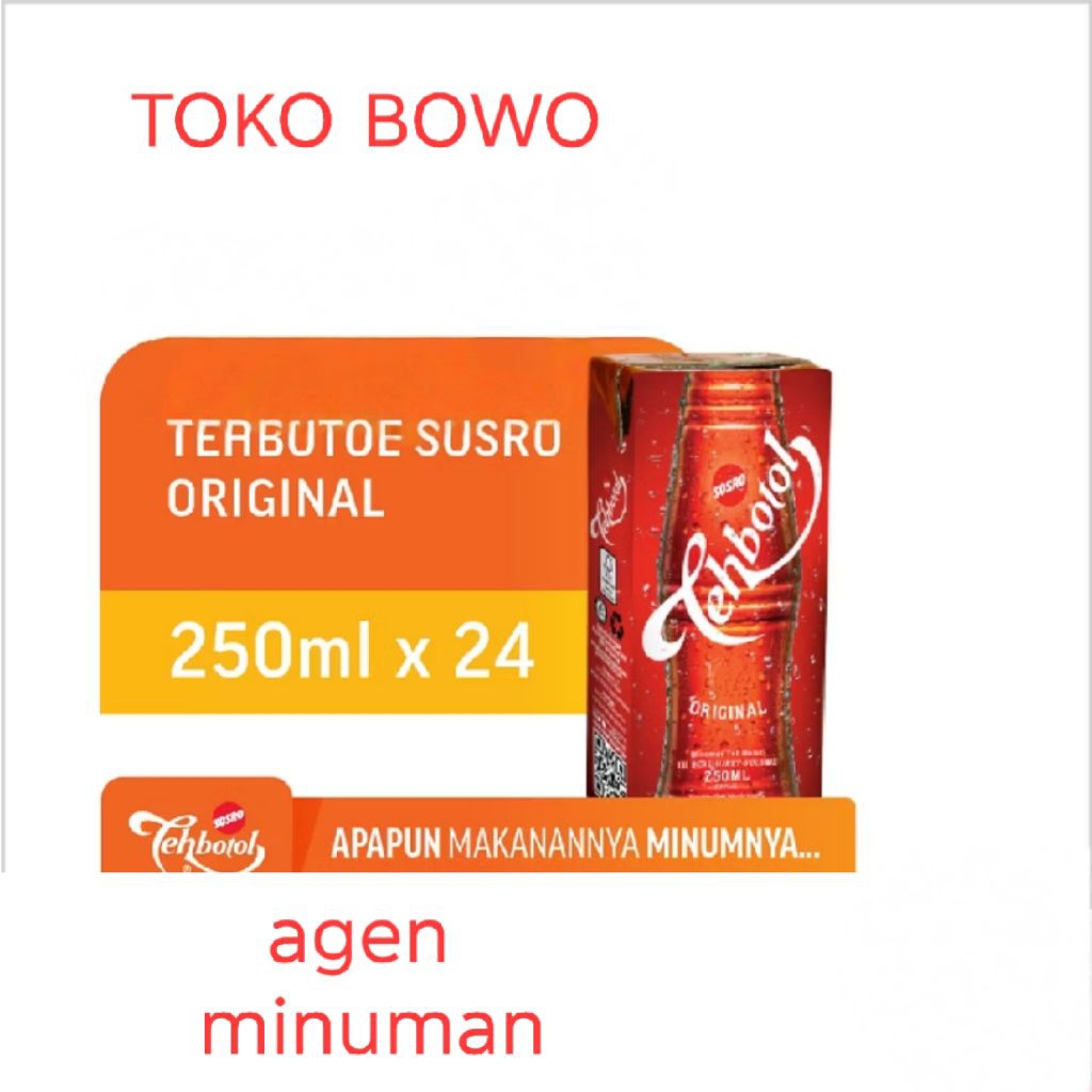 Teh botol sosro kotak 250 ml