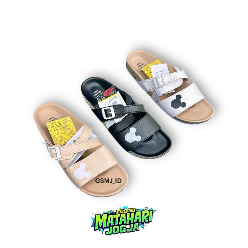 Sandal wanita selop motif Disney Simple brand matahari