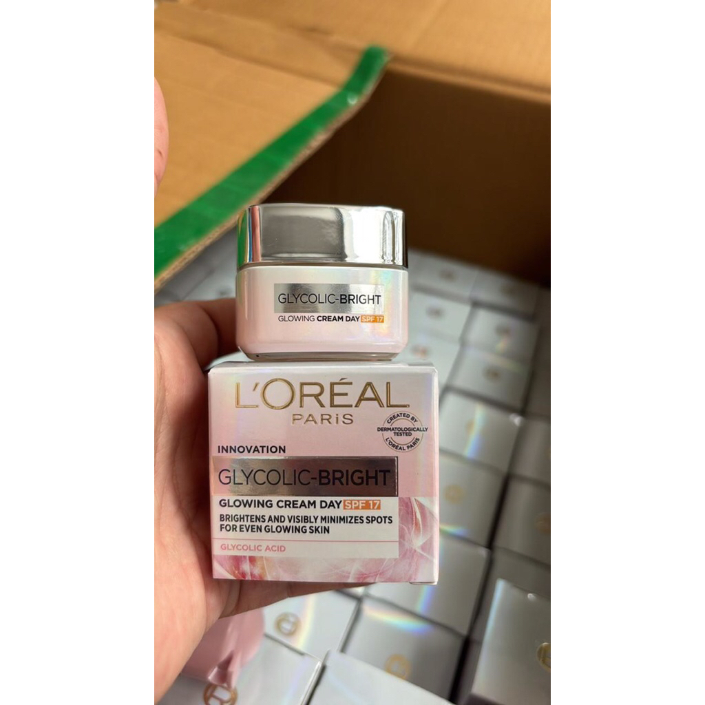 Day cream Loreal Cream Siang Anti Dark Spot Glycolic Bright 15ML