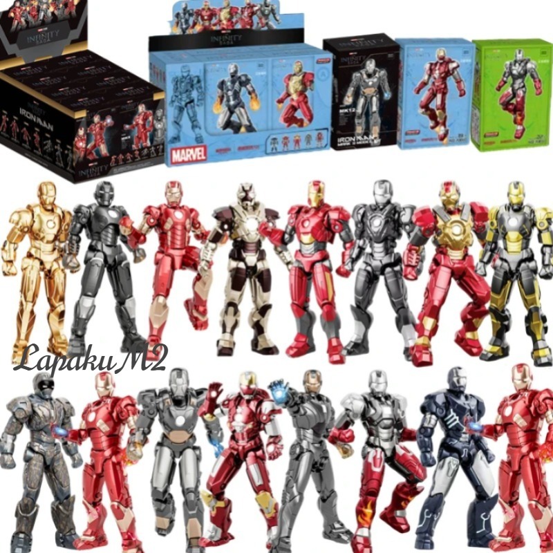 Model Kit Figure Marvel Infinity Saga Iron Man Blind box