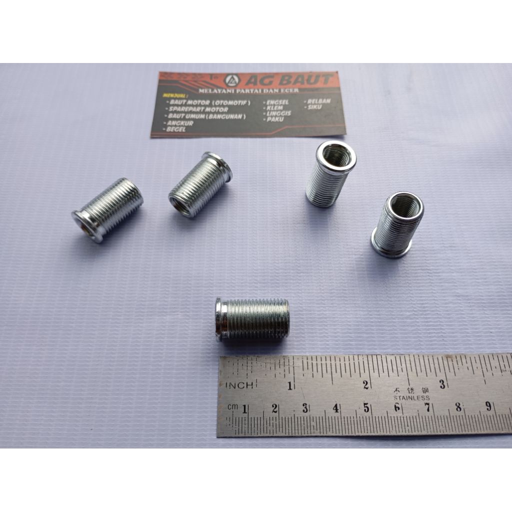 Sok Drat Bosh Bos Busi 4Tak Kharisma Putih Galvanis