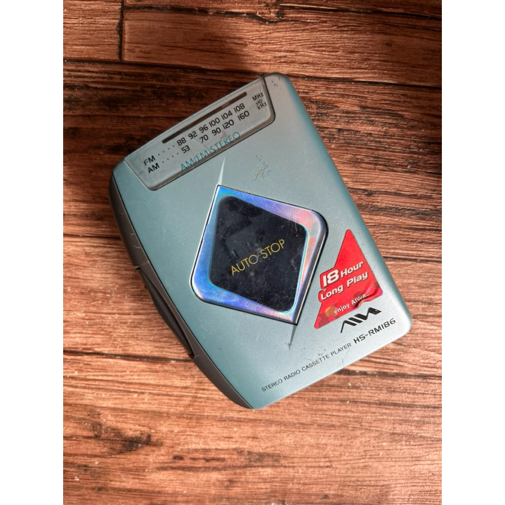 Walkman Aiwa HS-RM186 | Pemutar Kaset Pita Aiwa HS RM186 | Cassette Player Aiwa RM-186
