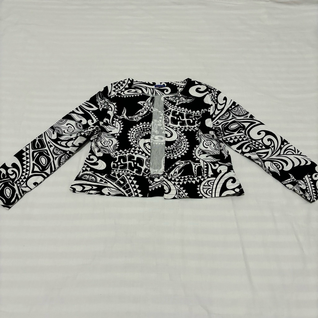 Outer Jas Wanita Warna Hitam Putih