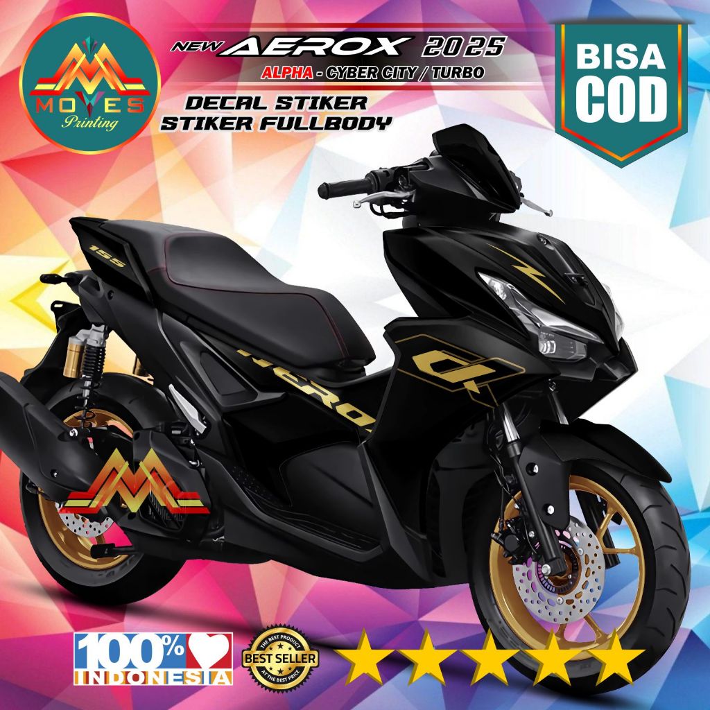 Decal Sticker Yamaha Aerox Alpha Turbo 2025 Full Body Cx // Decal Aerox Alpha Full Body Stiker Aerox