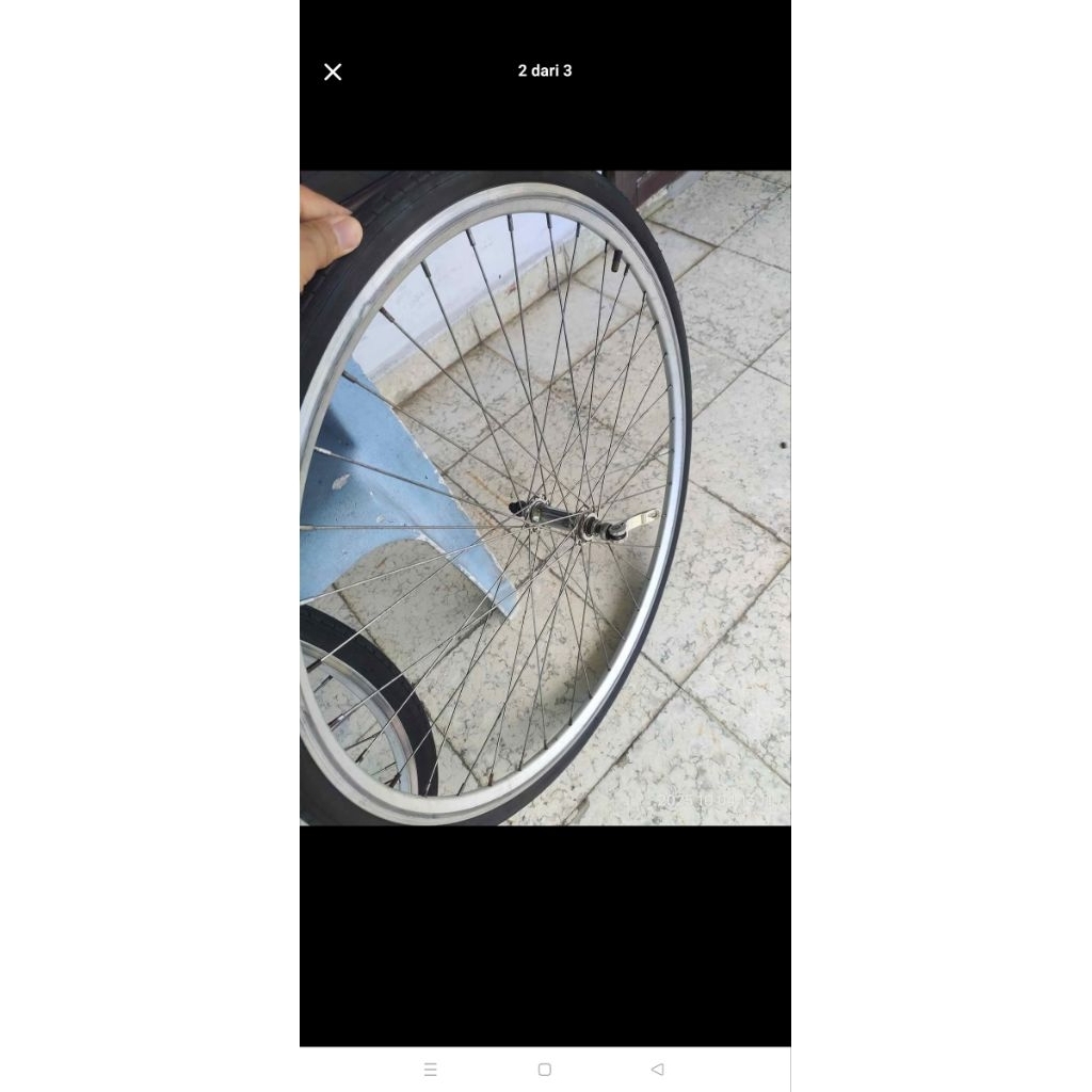 Whellset 700c bekas london taxi 700c