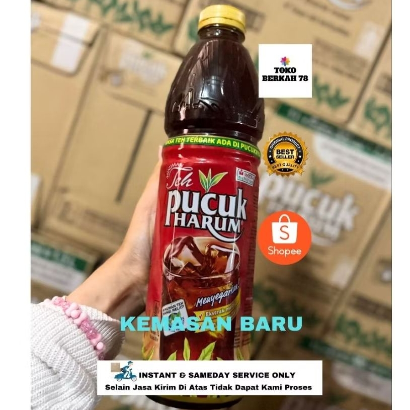 Teh Pucuk Harum 1,36Liter / Teh Pucuk 1Liter ( Karton )