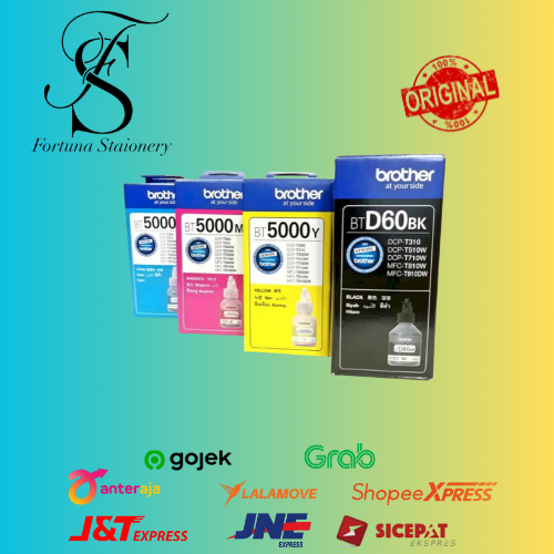 Tinta Brother 1 Set D60BK BT 5000 BT 6000 T310 T510w T710 w