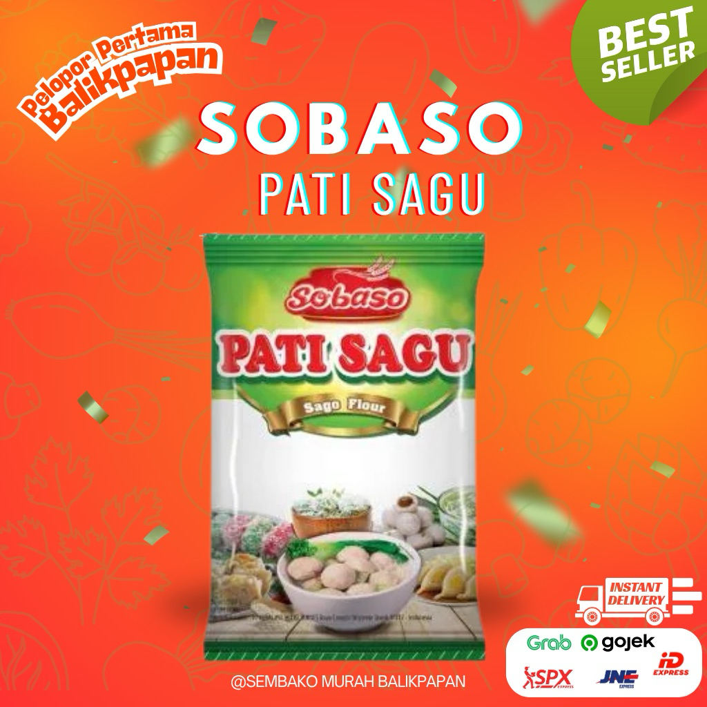 SOBASO Pati Sagu Hijau 500 Gr