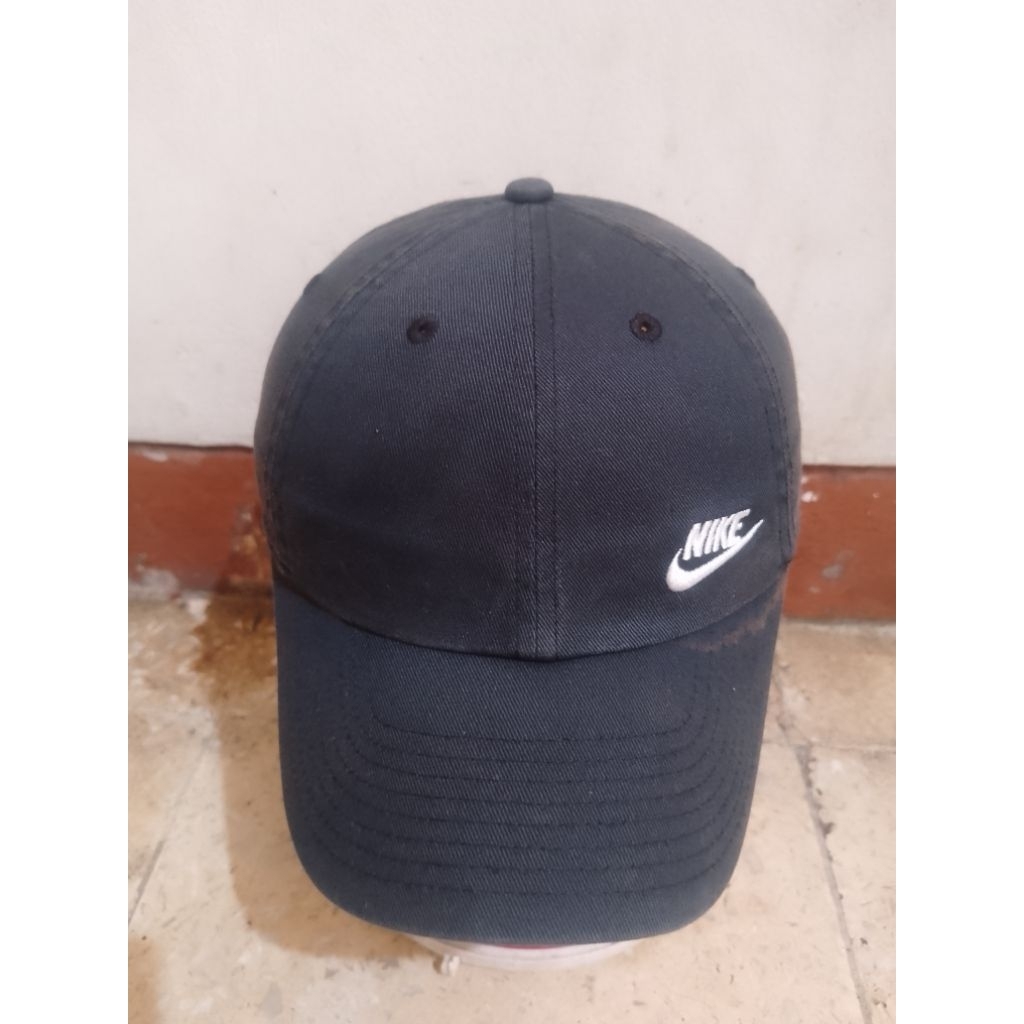 Topi Nike original side logo bordir second bekas