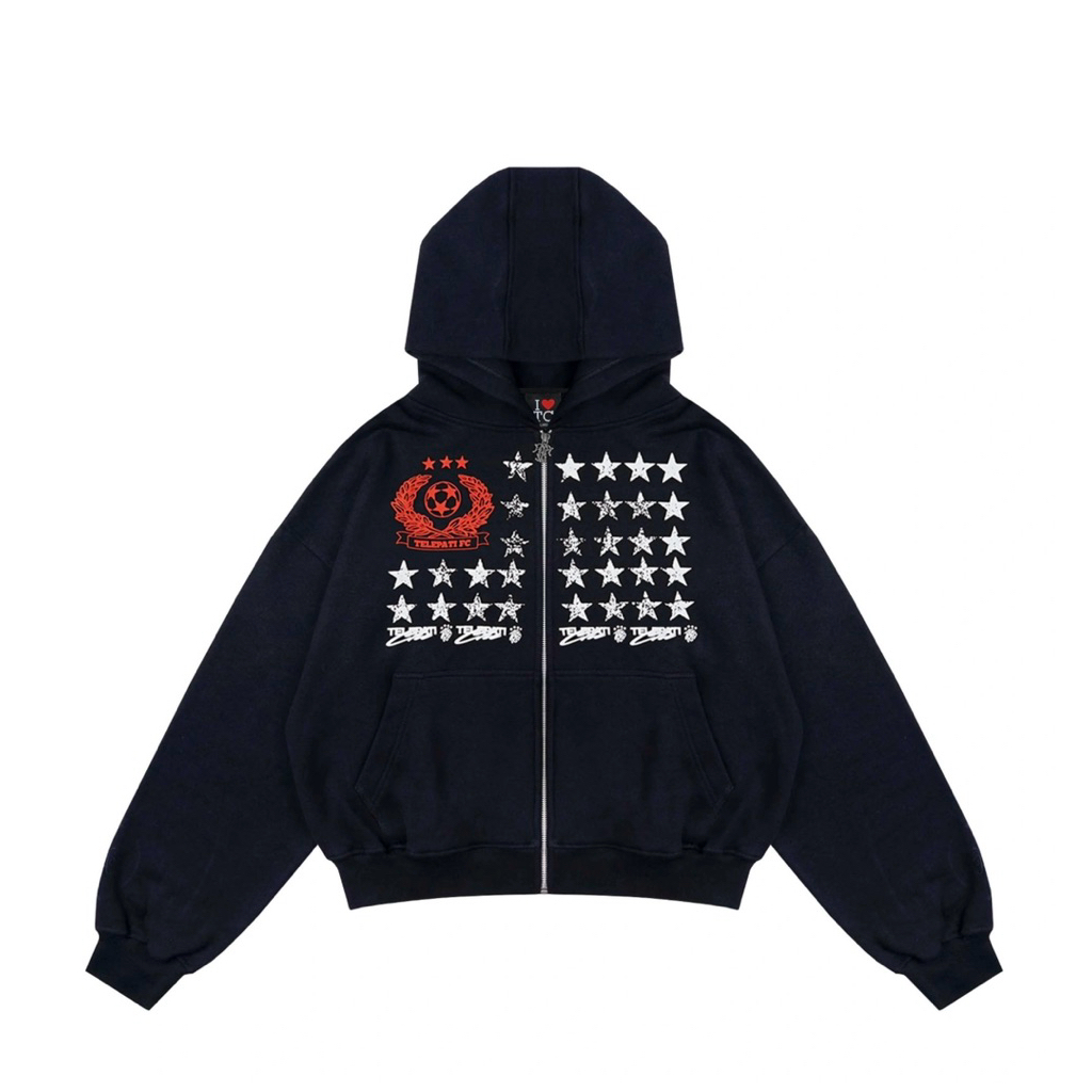 ZIP HOODIE TELEPATI FLAG CLUB