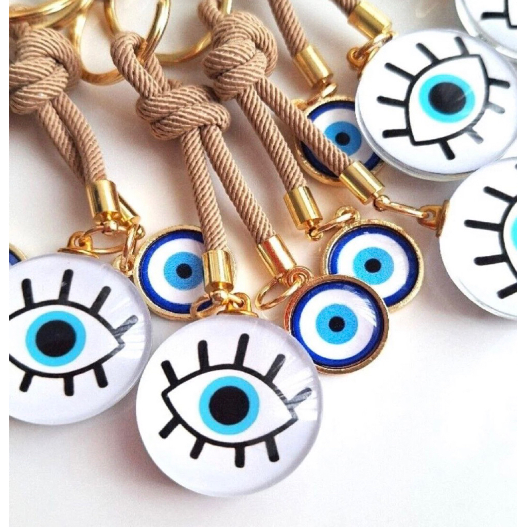 NEW Souvenir Turki Charm Bag Gantungan Kunci Nazar Evil Eye BEST PRICE Original Turki