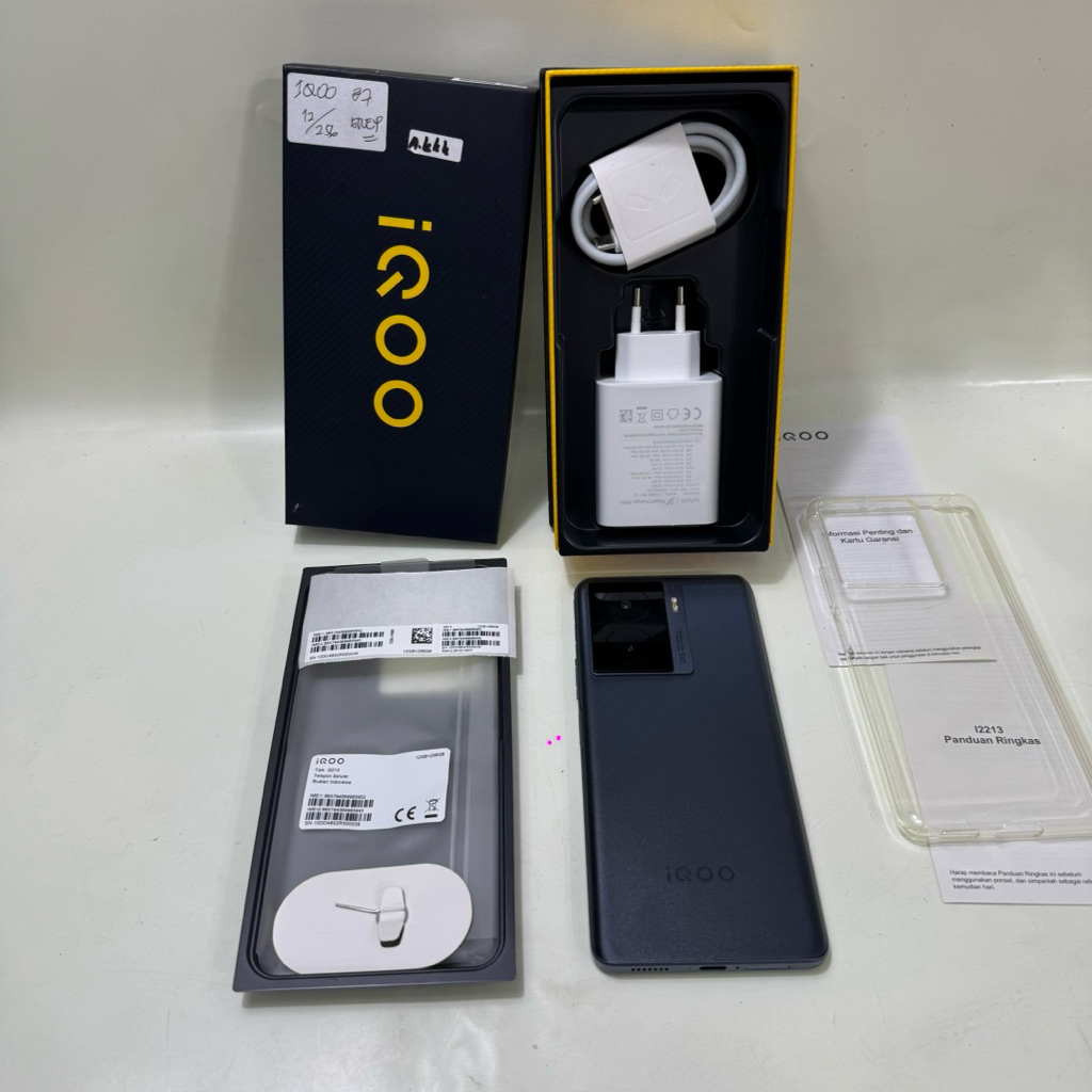 Iqoo Z7 12/256gb Fullset Second Garansi Resmi